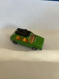 Matchbox Lesney Superfast No 7 V W Golf Green with 2 black surf boards and hitch - Picture 1 of 5
