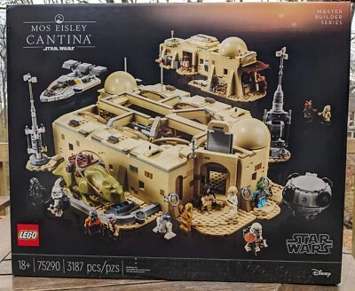 NUEVO Lego Star Wars Mos Eisley Cantina 75290 RETIRADO Maestro Constructor Nuevo en Caja Auténtico Foto 1 de 4