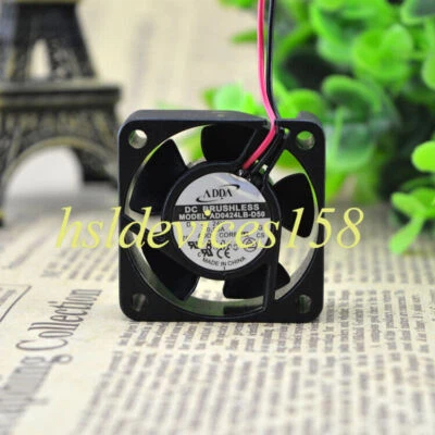 1pc ADDA AD0424LB-D50 24V 0.06A 4015 4CM 2-wire Double Ball Cooling Fan - Image 1 of 3