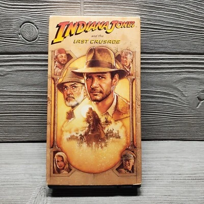 Indiana Jones and the Last Crusade (VHS 1990) Harrison Ford, Sean Connery - Image 1 of 4