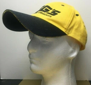 JEGS High Performance Auto Part Yellow Embroidered Ball Cap Adjustable Strap Hat - Picture 1 of 5