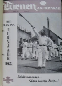 Turnen an der Saar 16 y 17 Años 1965 y 1966 fijamente encuadernado - Imagen 1 de 2