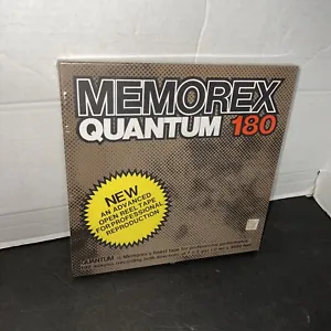 Memorex Quantum 180 10” New Sealed Box Reel to Reel Metal 1.0 Mil x 3600 Feet - Picture 1 of 7