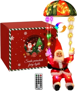 2024 Christmas Decorations, RGB Christmas Lights with Cute Santa Claus, 2Foot Mu - Picture 1 of 9