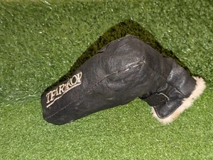 Vintage Leather Teardrop Putter Headcover Blade Style Nice! - Picture 1 of 6
