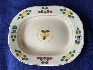 Vintage Adams Royal Elfenbein Tizian Ware Servierplatte England  - Bild 1 von 4