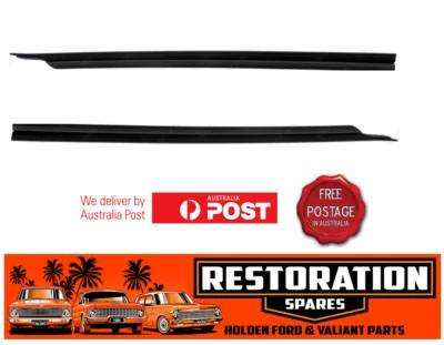 CHRYSLER VALIANT VF VG COUPE LH & RH GLASS DIVIDER SEALS PAIR (2) HARDTOP - image 1 of 3