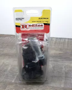 Redline ADP627RV HOPKINS Trailer Connector Adapter 6 Way Round to 7 Way RV Blade - Picture 1 of 4