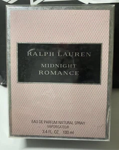 Midnight Romance by Ralph Lauren 3.4 oz / 100ml EDP Parfum, NEW & SEALED BOX - Picture 1 of 3