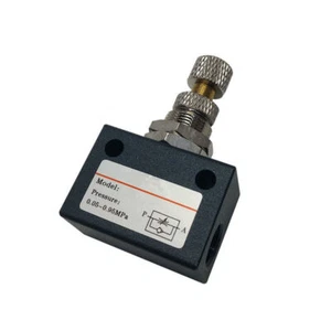 1PCS One Way Pneumatic Throttle Flow Control Valve 1/4" PT 1/8"PT Thread Bore #E - Bild 1 von 4