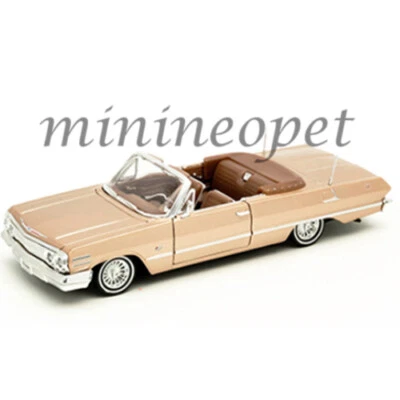 WELLY LOW RIDER 1963 CHEVY IMPALA SS КАБРИОЛЕТ 1/24 ЗОЛОТО 22434 LRW-GLD - Изображение 1 из 2