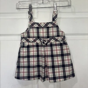 Vestido Jersey Gymboree Cuadros Verde Marino Bolsillos Niñas Talla 5T - ¿De Colección? - Imagen 1 de 4