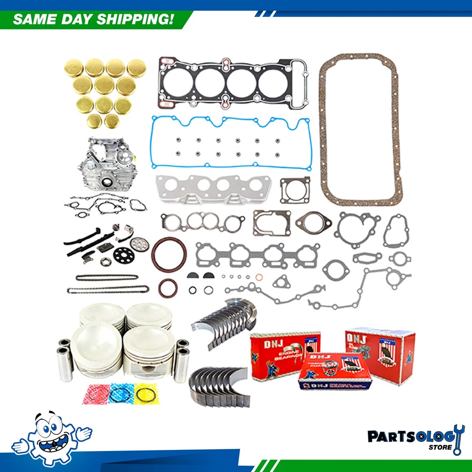 Kit de reconstrucción de motor maestro DNJ EK450M para 89-94 Mazda B2600 MPV 2,6 L L4 SOHC 12v Foto 1 de 4