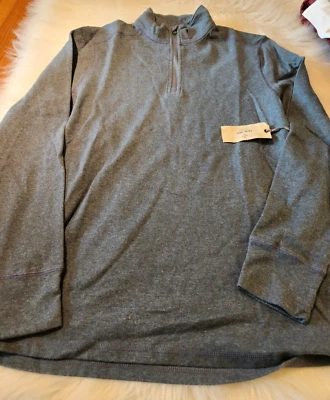 $115 True Grit Para hombres Azul S Manga Larga Pullover Cremallera Camisa Suave Z-93 Foto 1 de 4