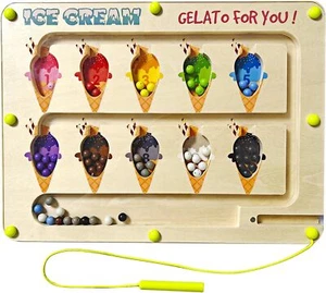 Ice Cream Theme Magnetic Motor Skills Game | Toy for Motor Skill Development - Picture 1 of 8