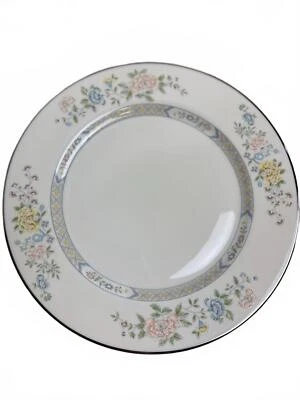 Juego de 8 platos de cena vintage Gorham fina china de madera de cerezo floral Foto 1 de 4