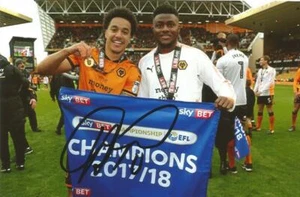 WOLVES: HELDER COSTA SIGNED 6x4 PROMOTION CELEBRATION PHOTO+COA - Picture 1 of 1