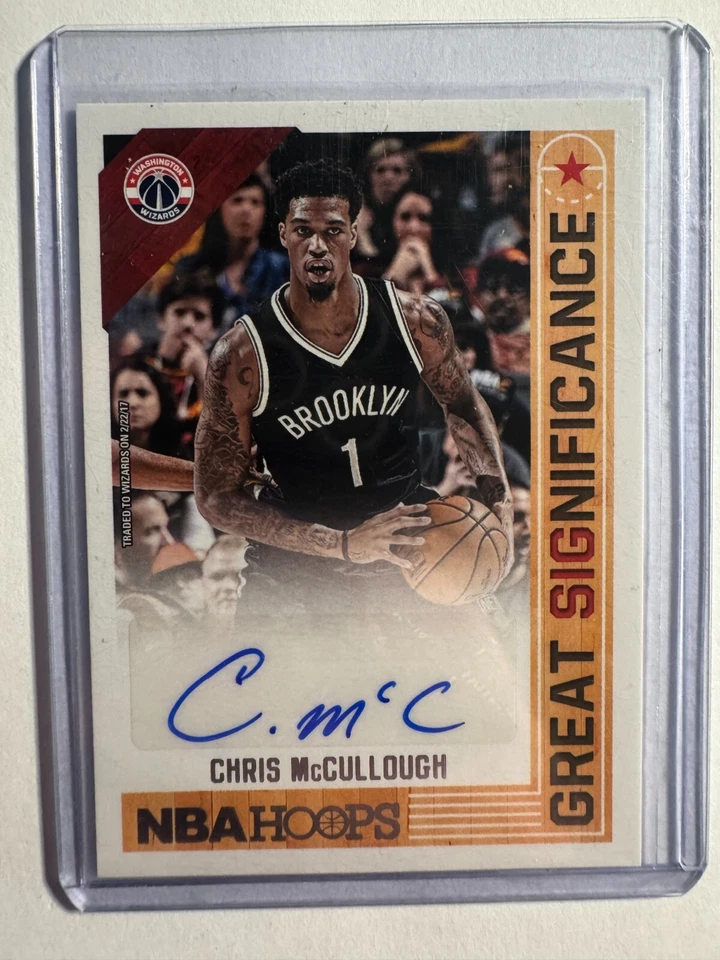 K314,628 - 2017-18 Hoops Great SIGnificance Autographs #6 Chris McCullough Auto - Image 1 of 1