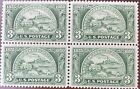 USA Briefmarken 4er Block 3 Cent Bankers Association 1950 Postfrisch #39709-SS