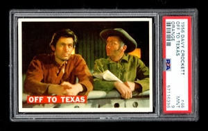 1956 Topps Davy Crockett Orange #46 Off To Texas PSA 9 - Picture 1 of 2