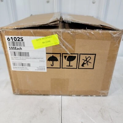 *Lot of 500* Globe Scientific 10mL Screw Cap Transport Tube PP w/ Graduations Foto 1 de 3