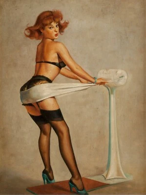 NEW Gil Elvgren Vintage Model Pin Up Girl Poster Art Print Canvas FREE SHIPPING - Image 1 of 4