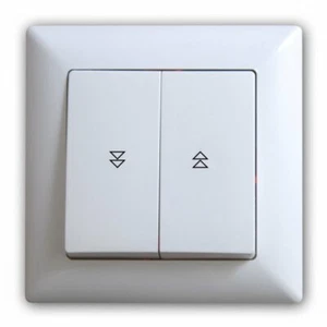 Günsan Visage Jalousietaster Rolladentaster UP Weiss - Bild 1 von 1