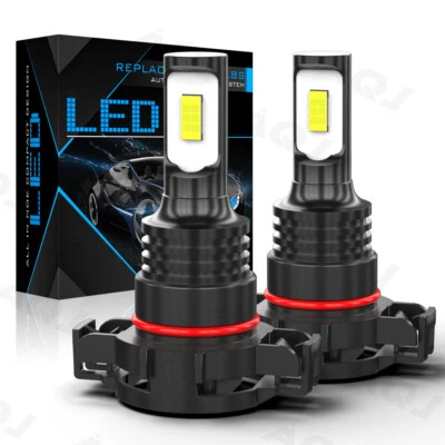 For Chrysler Town & Country 2010-2016 2x LED H16/5202 Bright White Fog Bulbs - Image 1 of 4