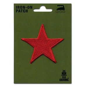 LOGOSHIRT Symbol: Revolution: Red Star: Roter Stern Aufnäher - Patch: 7cm x 7cm - Bild 1 von 1