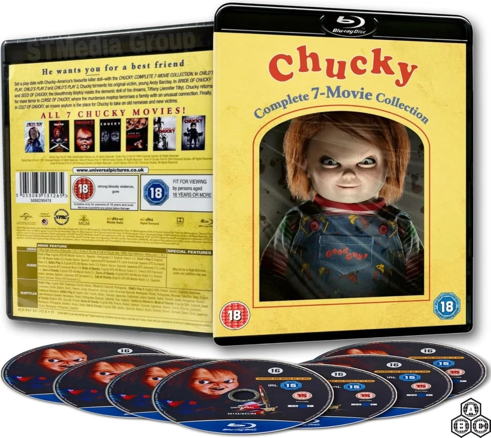 Chucky: Complete 7-Movie Collection Blu-ray [Region Free] - Image 1 of 4