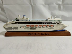 P&O Pacific Dawn Passenger Cruise Ship Superliner Souvenir Resin Model on Plinth - Picture 1 of 9