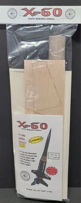 X-60 Flying Model Rocket Kit Estes X-16 BT-60 Upscale NEW OLLIE-OOP ROCKETRY - Image 1 of 3