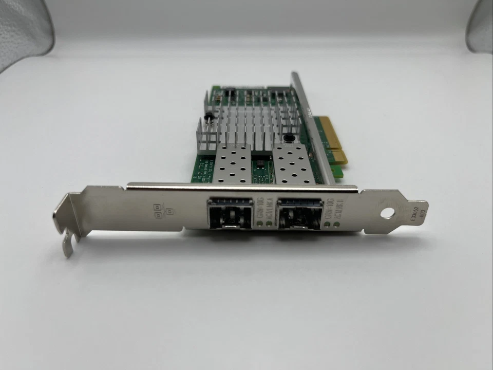 Dell Intel X520-DA2 Dual Port SFP 10 Gbp/s Network Adapter Card - 0942V6 - Image 1 of 4