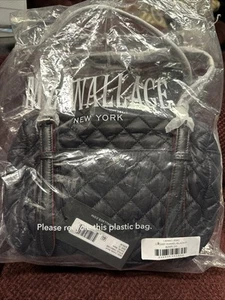 NWT MZ WALLACE CROSBY CITY BAG SIZE S BLACK WITH 2 REMOVABLE STRAPS. - Picture 1 of 4
