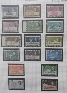 Territorio Antártico Británico 1963 Juego de 16 SG1/15a MNH - Imagen 1 de 1