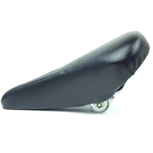 Vintage Viscount 2272 Black BMX Style Bicycle Seat Saddle *CLEAN* - Picture 1 of 13