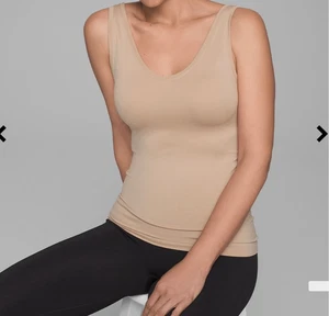 Soma SEAMFREE Turnaround Tank nude beige womens XXL NWT - Picture 1 of 5