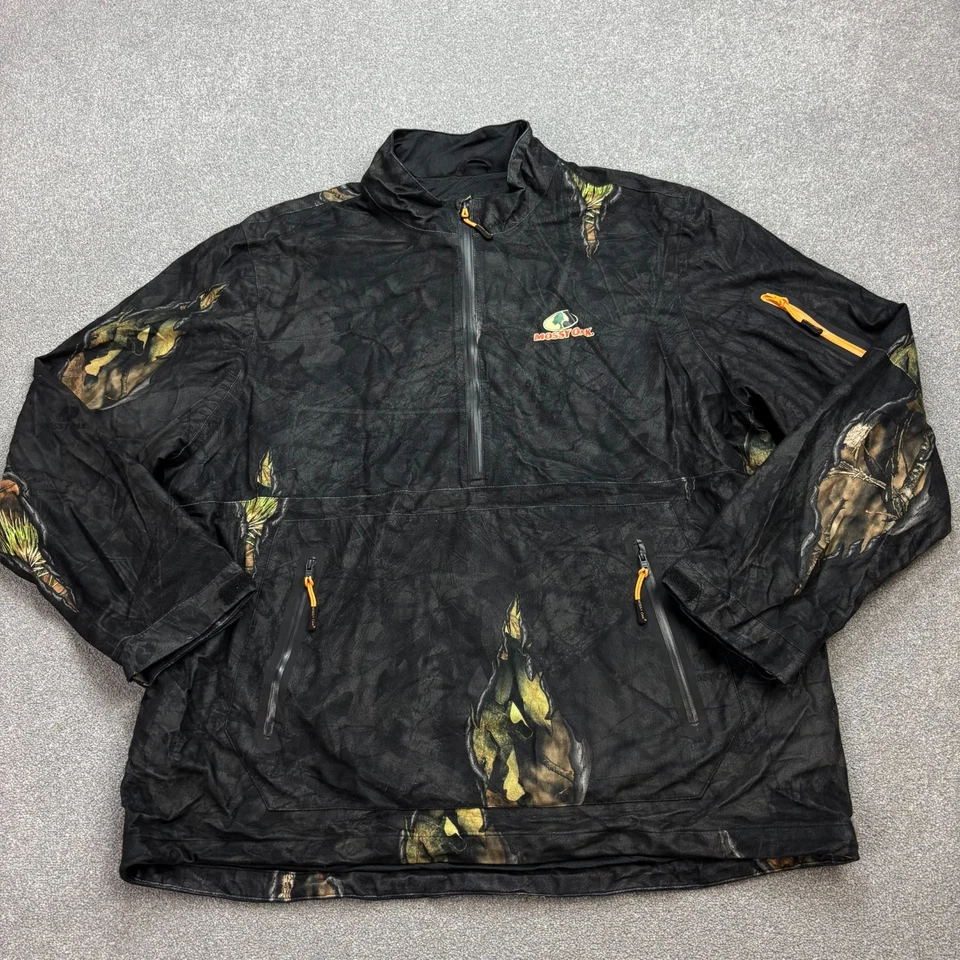 RealTree Jacket Adult X Large Black Work Wear Hunting Camo Lined Coat Mens - Image 1 of 4