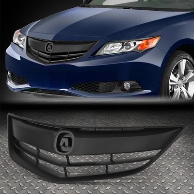 Conjunto de parrilla de parachoques delantero negro mate estilo OE para Acura ILX 13-15 Foto 1 de 4