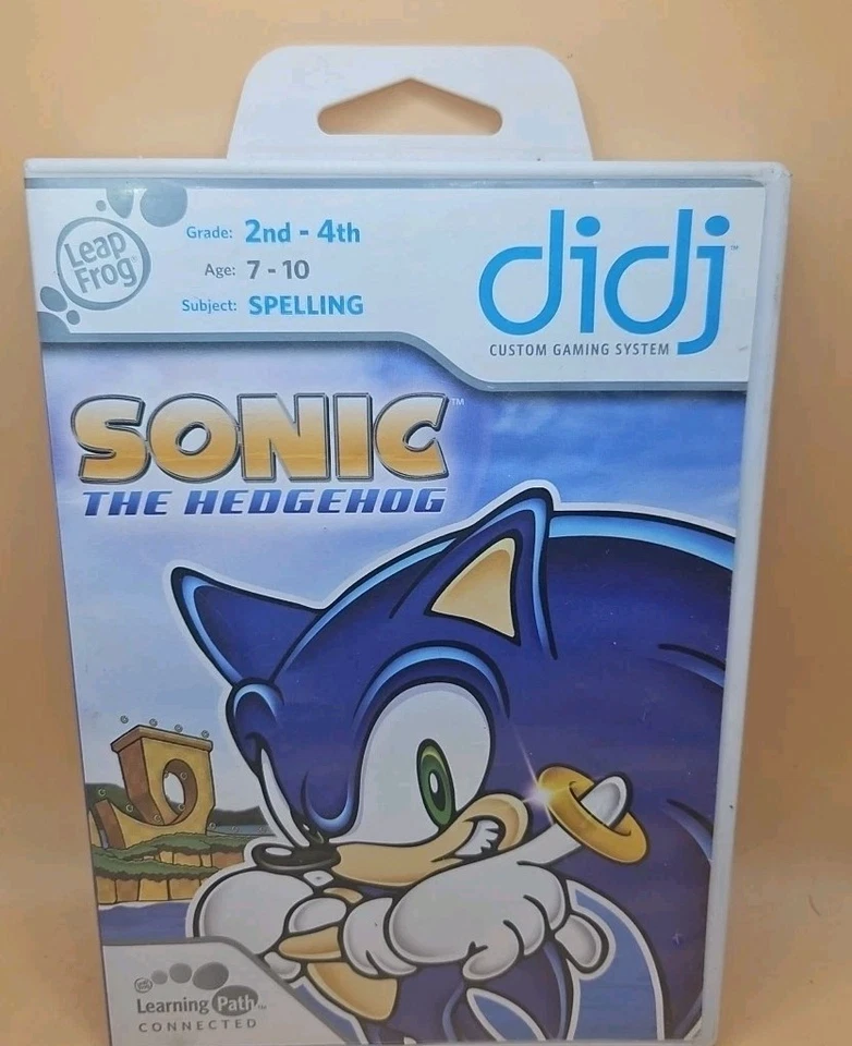 Sonic the Hedgehog 2008 Leapfrog Didj Custom Learning Game complete - Image 1 of 4