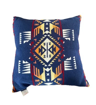 Almohada de acento Truly Lou 20x20 Azteca Navajo Chief Joseph poliéster #75343 Foto 1 de 4