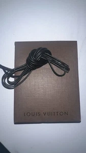 Shoe Laces Louis Vuitton Black Round 30” NEW - Picture 1 of 1