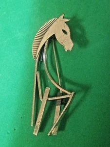 Vintage Beau Sterling Modernistic Horse. 2 1/2" X 1" - Picture 1 of 4