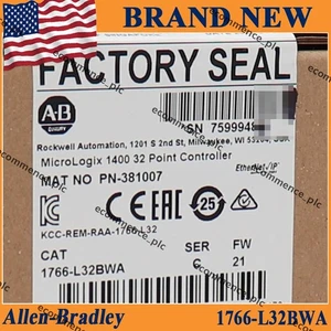 NEW NEW PLC 1766-L32BWA MicroLogix 1400 32 Point Controller AB 1766 L32BWA - Picture 1 of 4