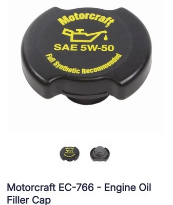 EC766 Motorcraft Oil Filler Cap for Ford Mustang GT 2005-2006 - Image 1 of 4