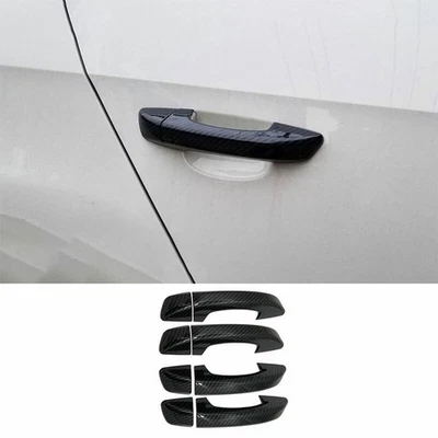Manija de puerta exterior exterior para Volkswagen Golf MK6 2010-2013 fibra de carbono Foto 1 de 4