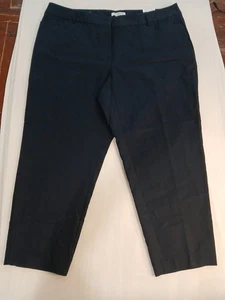 Damen, Liz Claiborne Emma, knöchellang, Hose, marine, Größe: 18W, neu mit Etikett - Bild 1 von 11