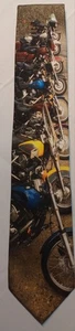 Corbata Ralph Marlin vintage para motocicleta Harley-Davidson hecha en Estados Unidos años 90 D1 - Imagen 1 de 4