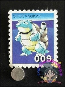 Tarjeta estampilla Blastoise Pokemon japonés Shogakukan Nintendo juego anime TCG J - Imagen 1 de 3