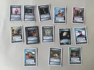 STAR TREK NEXT GENERATION CUSTOMIZABLE GAME  TCG  CARDS LOT DECIPHER  M171 - Imagen 1 de 1